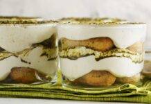 Tiramisù al pistacchio e ricotta | Ricetta Bimby per un dolcino morbido e sfizioso Dolce al cucchiaio con pistacchio