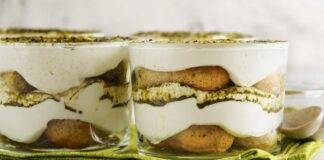 Dolce al cucchiaio con pistacchio