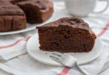torta cioccolato no farina cocco rum ricetta FOTO ricettasprint