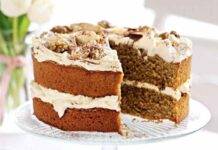 torta cremosa caffè amaretti ricetta FOTO ricettasprint