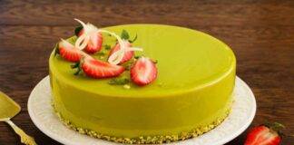 Torta esotica cioccolato e pistacchio