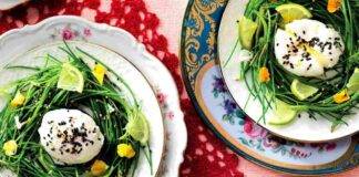 uova camicia agretti ricetta FOTO ricettasprint