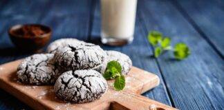 Biscotti al cacao e cocco