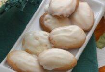 Dolcini glassati con impasto di torta