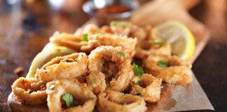 Calamari fritti in friggitrice ad aria