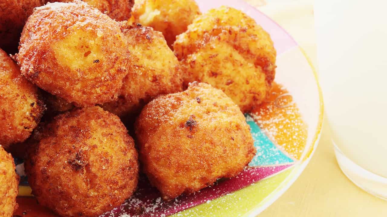 arancini di riso al latte