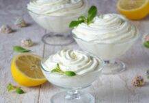 Dessert freddo cremoso limone e vaniglia | in soli 10 minuti Dessert freddo cremoso limone e vaniglia