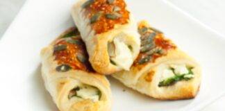 Finger food di verdura e formaggio
