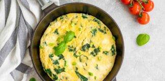 Frittata con lattuga