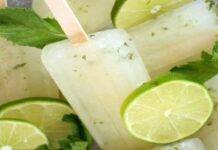 ghiaccioli menta limone ricetta FOTO ricettasprint