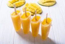 Ghiacciolo al mango | La freschezza buona per merenda ghiacciolo mango ricetta FOTO ricettasprint