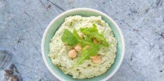 hummus rucola ricetta FOTO ricettasprint