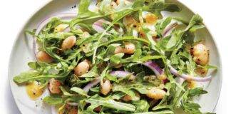 insalata rucola fagioli ricetta FOTO ricettasprint