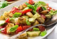 panzanella avocado ricetta FOTO ricettasprint