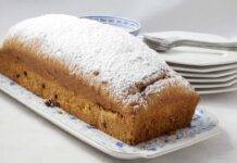 Plumcake con gocce di cioccolato senza uova