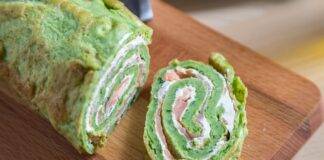 Frittata di spinaci e formaggiio