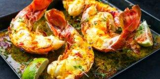 Scampi al forno con pangrattato