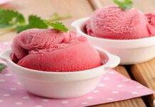 sorbetto fragole no latte ricetta FOTO ricettasprint