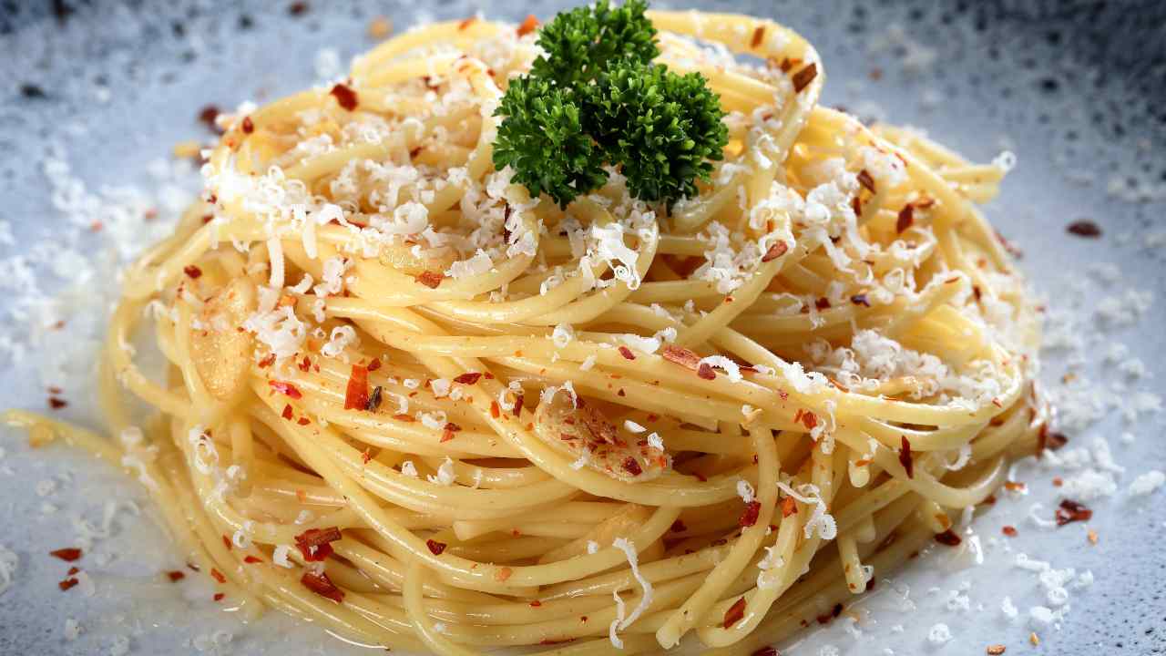 Spaghetti con peperoncino 