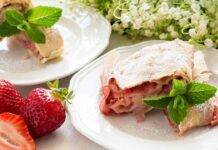 Strudel con fragole