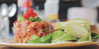 tartare tonno cedro ricetta FOTO ricettasprint