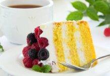 Torta con more