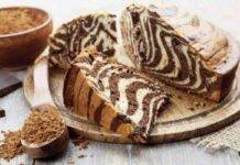 torta bicolore mandorle ricetta FOTO ricettasprint