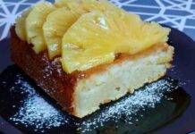 plumcake limone e ananas allo yogurt