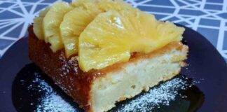 plumcake limone e ananas allo yogurt