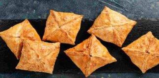 quadrotti di sfoglia con zucca e carote
