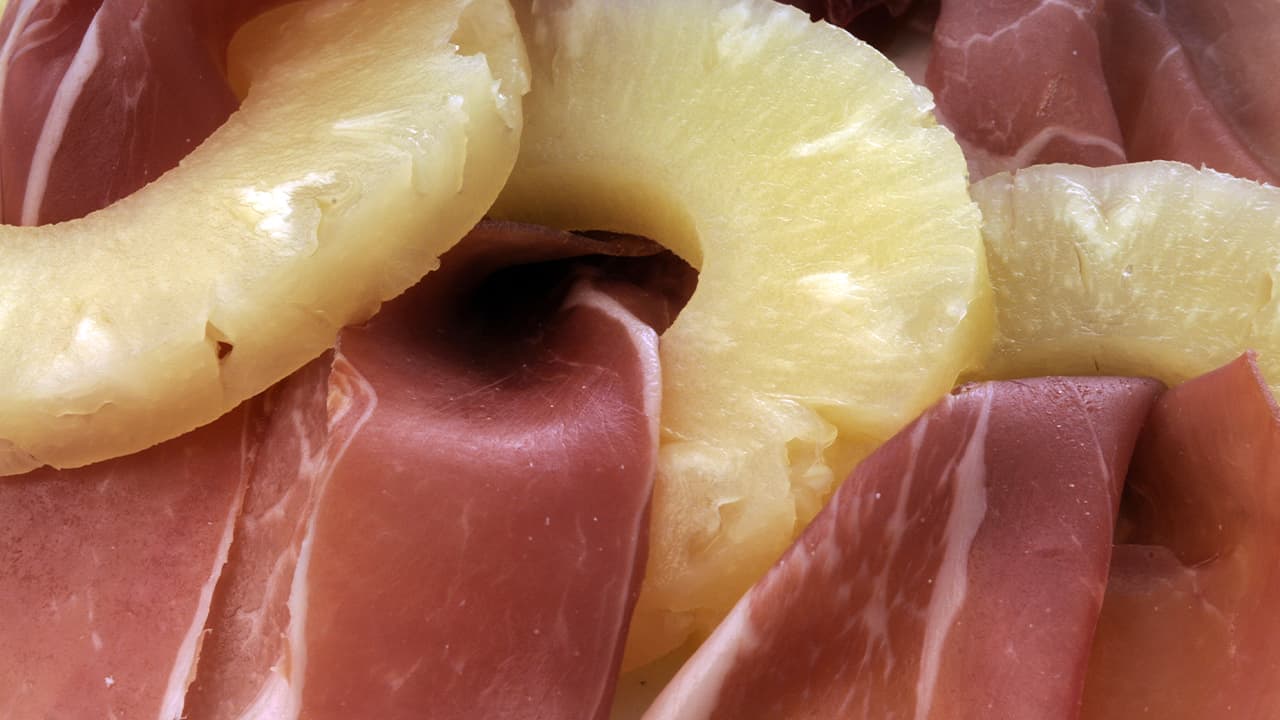 Ananas e prosciutto