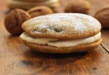 Biscotti ripieni con crema al caffè | Il dolcino da thè biscotti ripieno crema caffè FOTO ricettasprint