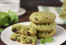 Biscottini soffici al pistacchio con cioccolato senza burro | morbidi e gustosi Biscottini soffici al pistacchio con cioccolato senza burro