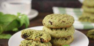 Biscottini soffici al pistacchio con cioccolato senza burro