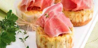 cheesecake prosciutto noci ricetta FOTO ricettasprint