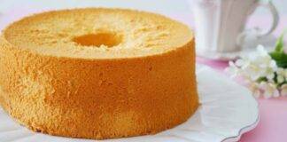 chiffon cake sambuca ricetta FOTO ricettasprint