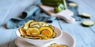 chips zucchine ricetta FOTO ricettasprint