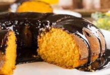 Ciambella alle carote con glassa al cioccolato | veloce col bimby Ciambella alle carote con glassa al cioccolato