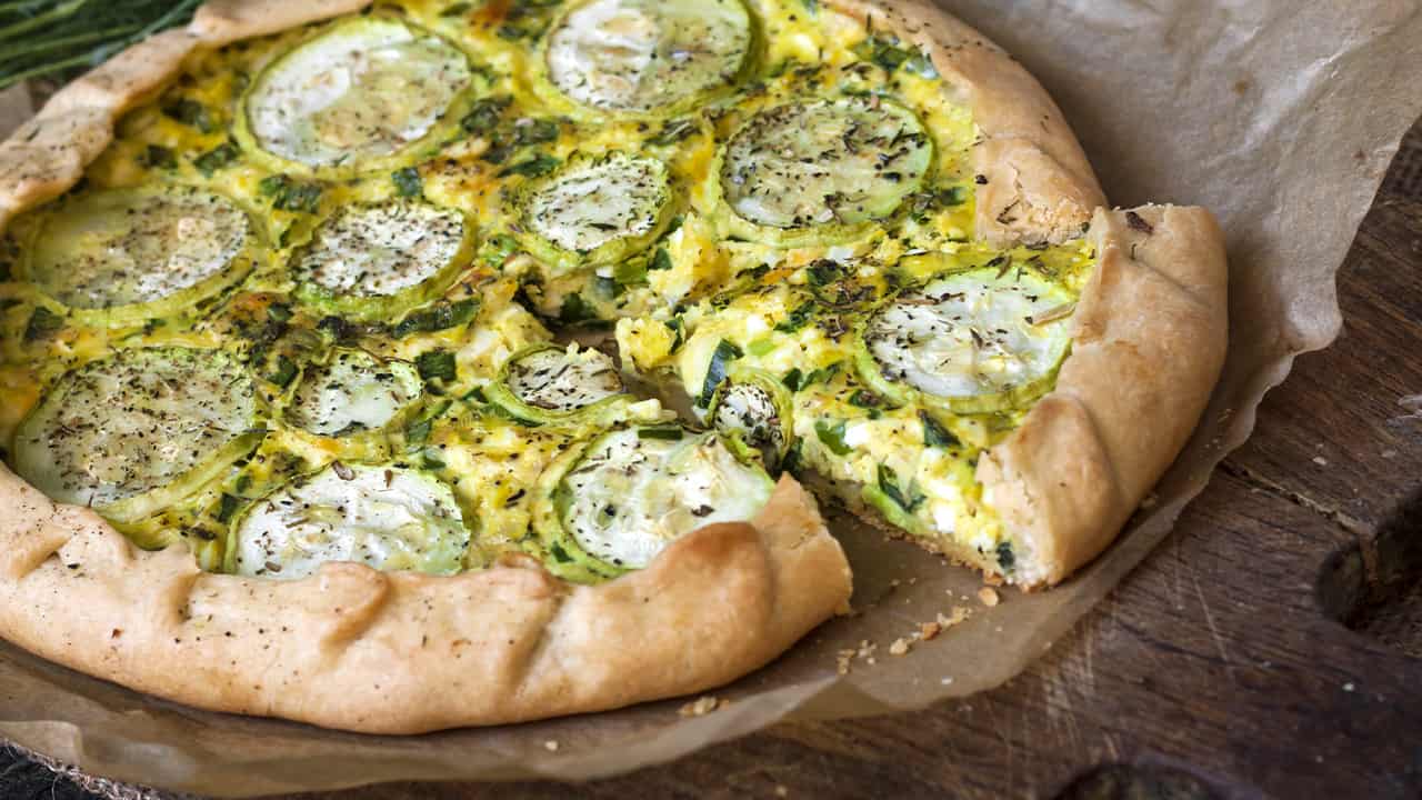 Torta salata alle zucchine