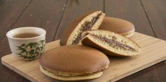 Dorayaki al cioccolato con crema al caffè