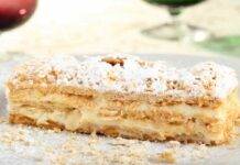 finta millefoglie crema diplomatica ricetta FOTO ricettasprint