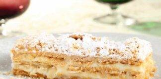 finta millefoglie crema diplomatica ricetta FOTO ricettasprint