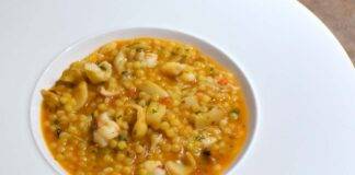 fregola gamberi salsa pomodoro FOTO ricettapsrint