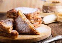 French toast banana e burro di arachidi | ricetta super golosa French toast banana e burro di arachidi