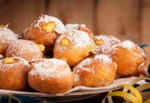 Frittelle all’arancia con crema | la felicità in un solo morso Frittelle all'arancia con crema