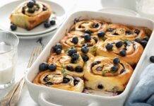 Dolci con mirtilli
