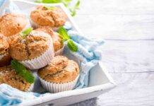 Muffin al cocco con crema al mascarpone