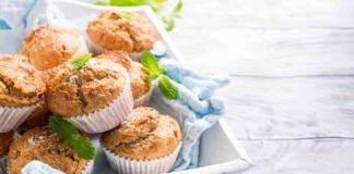 Muffin al cocco con crema al mascarpone