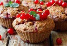 Muffin con ribes