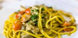 pasta spigola ricetta FOTO ricettasprint